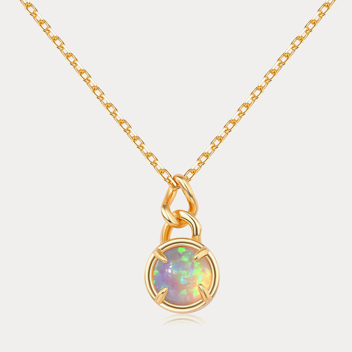 Opal Pendant Necklace