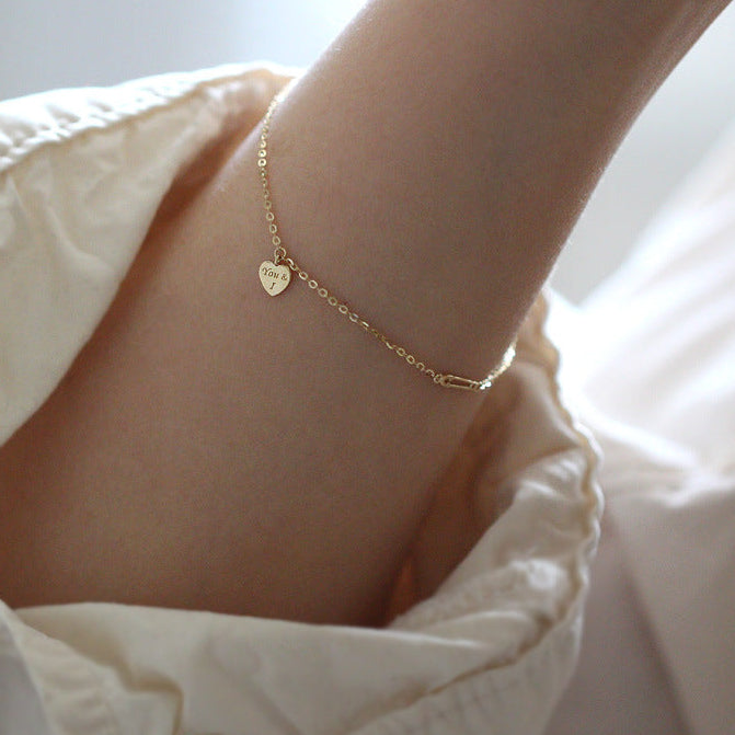 Selenichast You & I Heart Bracelet