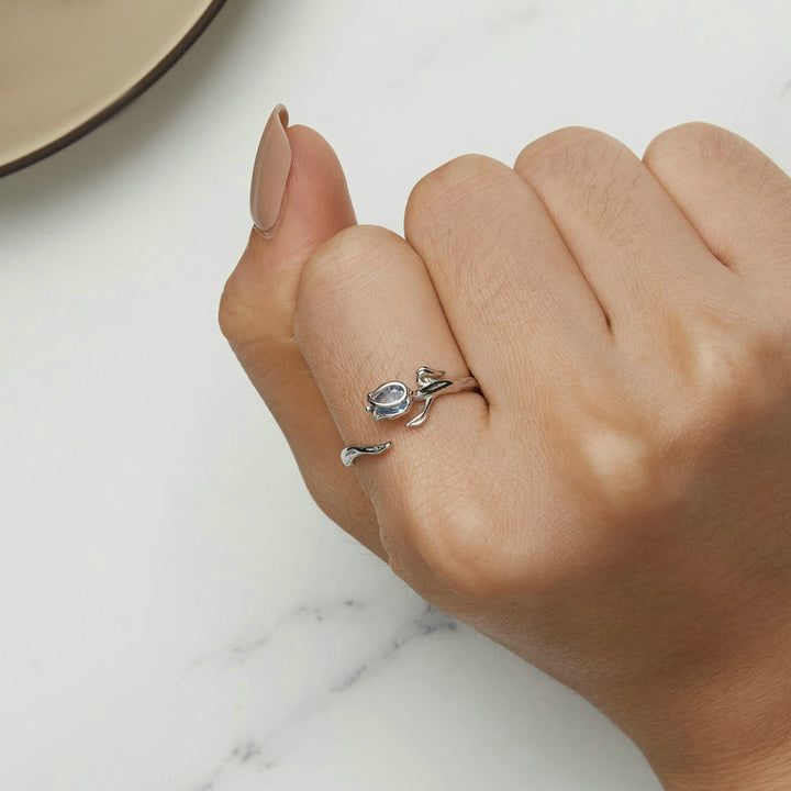 Selenichast Tulip Rings Jewelry