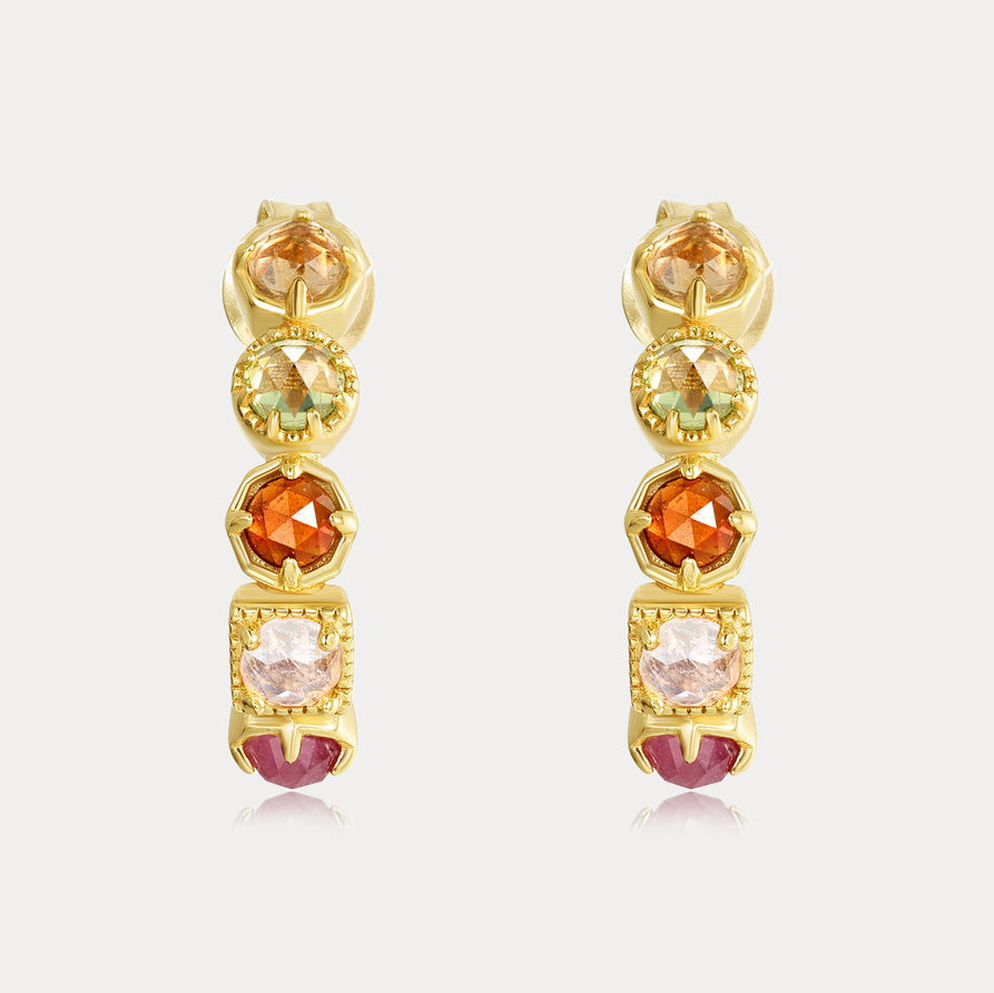 Selenichast Rainbow Moonstone Earrings
