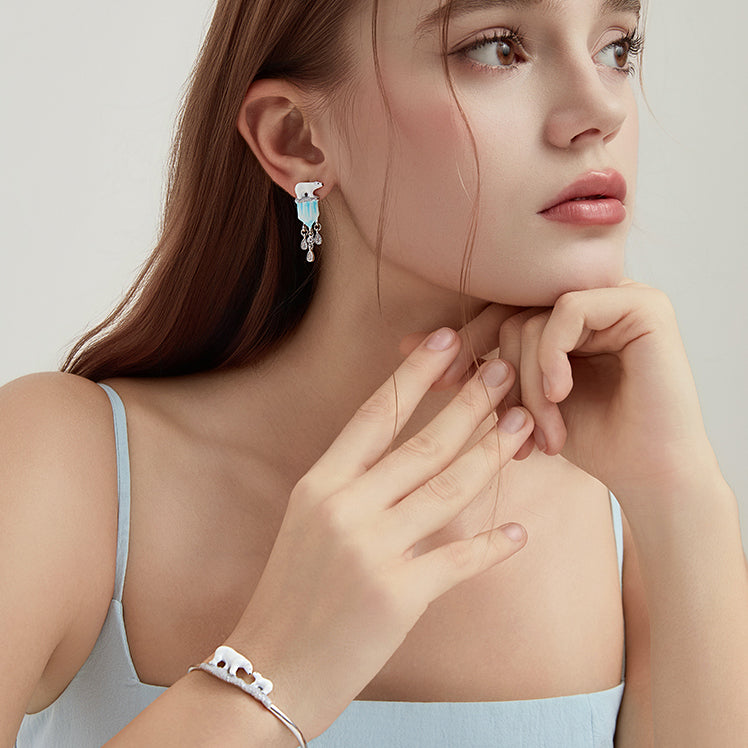 Polar Bear Earrings