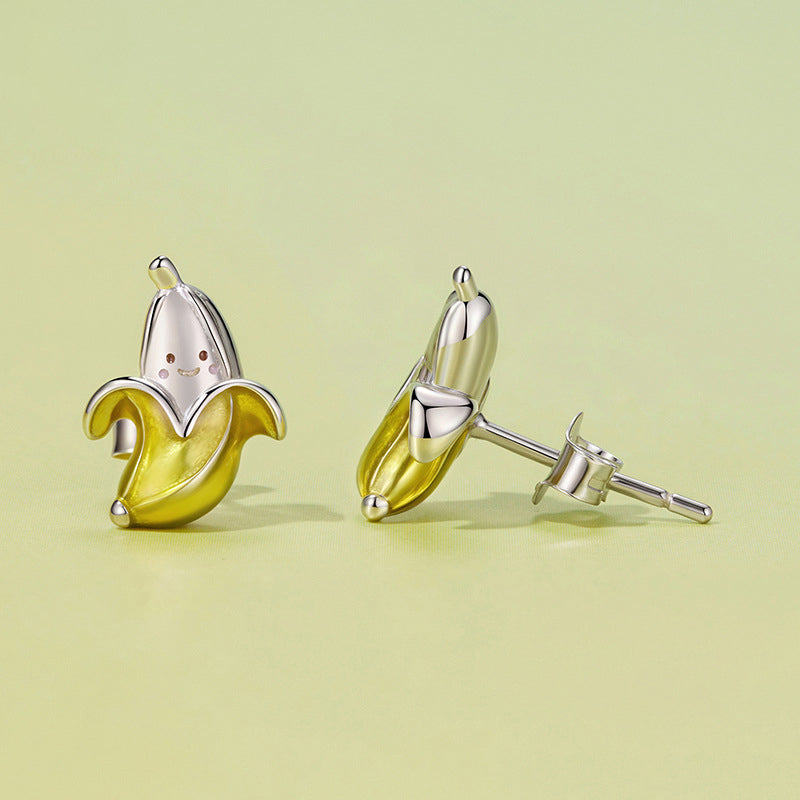 Banana Stud Earrings Gift For Her