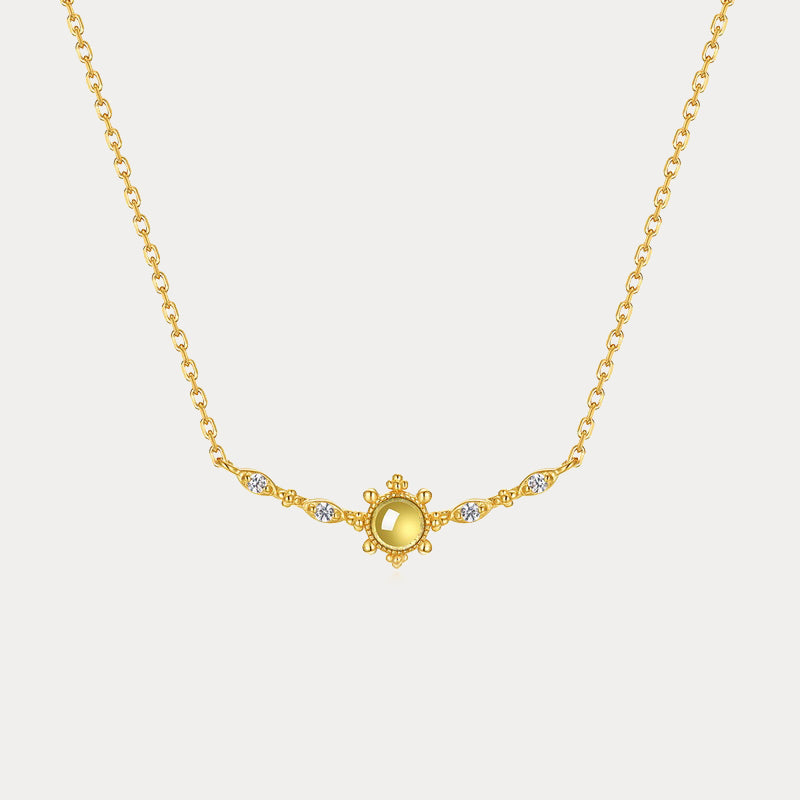 Selenichast Vintage Peridot Necklace