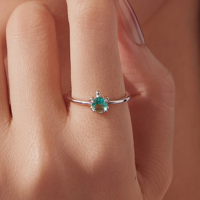 Selenichast Turtle Ring Ocean Jewelry