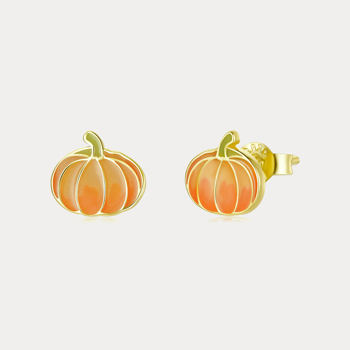 Selenichast Pumpkin Stud Earrings