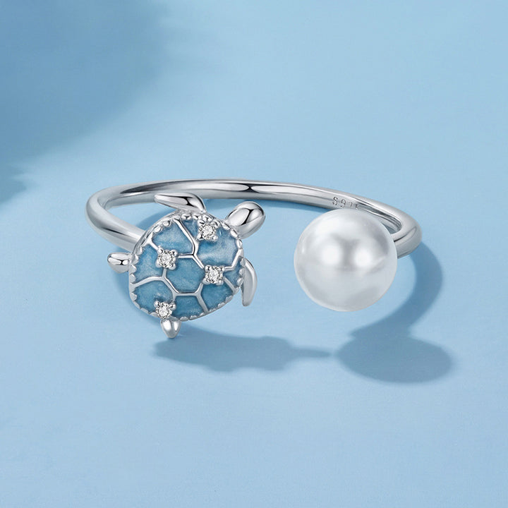 Turtle Ring Ocean Jewelry Selenichast 