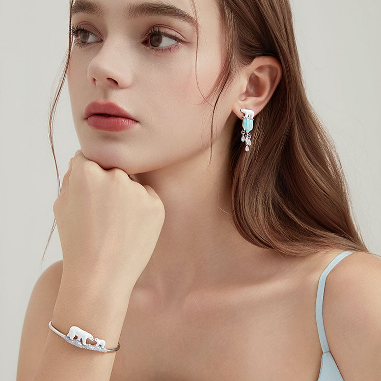 Glacier Bear Earrings