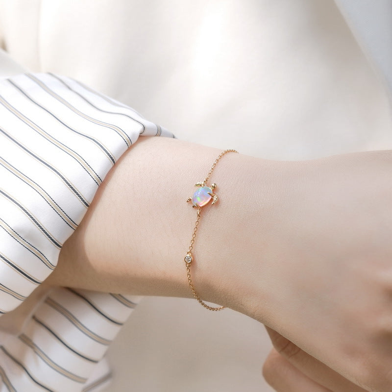 Opal Turtle Bracelet Selenichast 