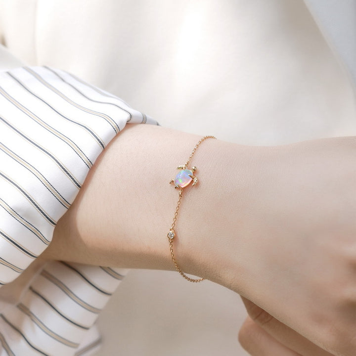 Opal Turtle Bracelet Selenichast 