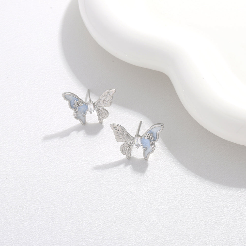 Butterfly Stud Earrings Selenichast 