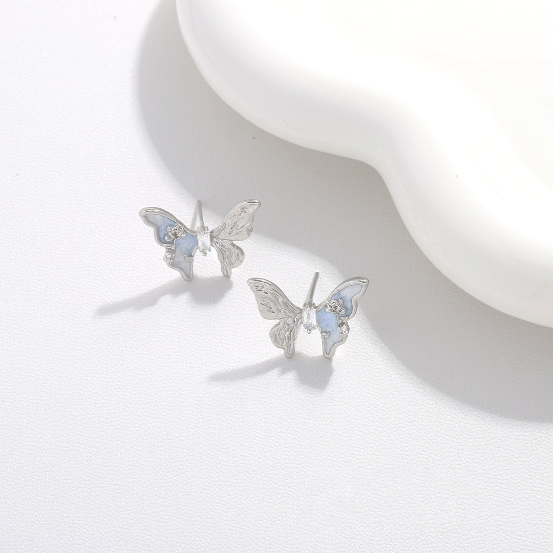 Butterfly Stud Earrings Selenichast 