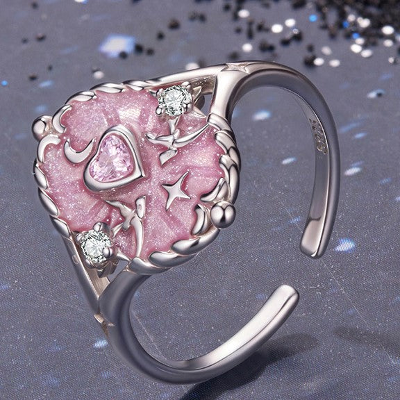 The Lovers Tarot Card Ring