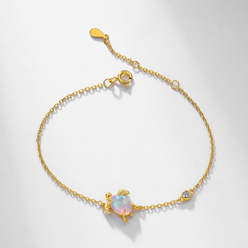 Opal Turtle Bracelet