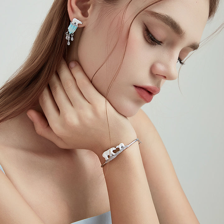 Polar Bear Glacier Earrings