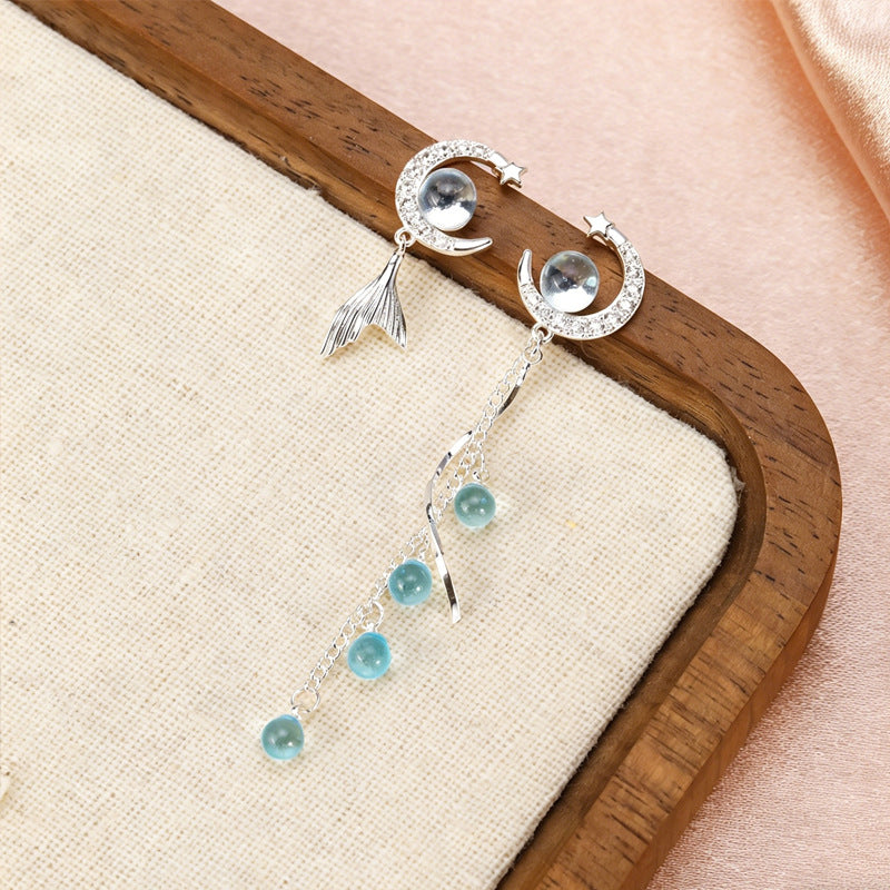 Mermaid Dangling Earrings Selenichast 