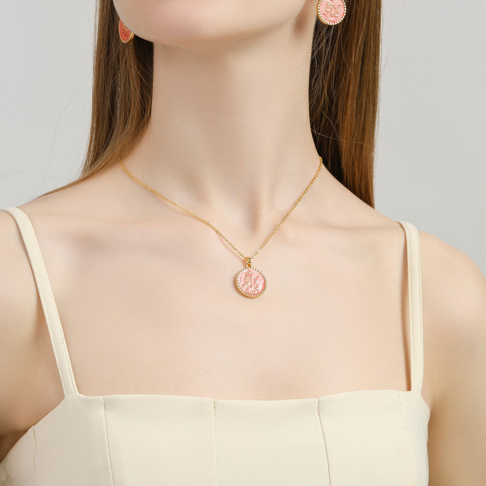 Libra Constellation Thin Necklace