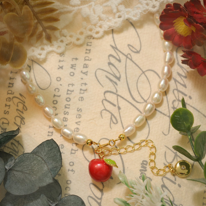 Bracelet de perle de pomme