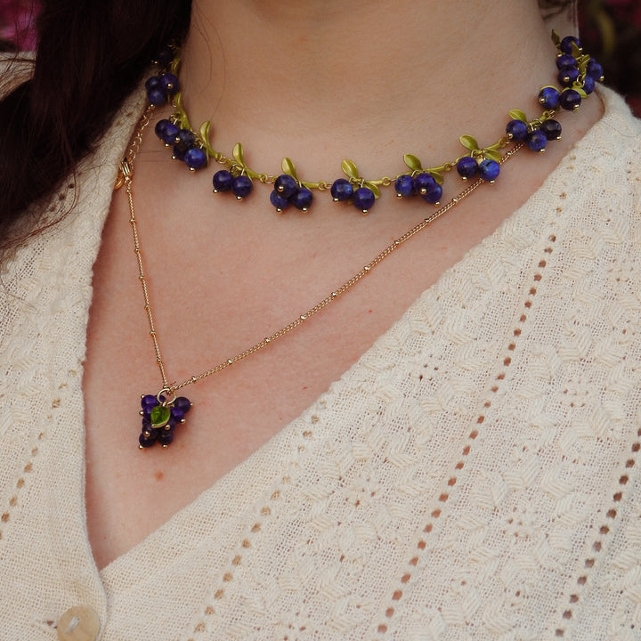 Blueberry Necklace