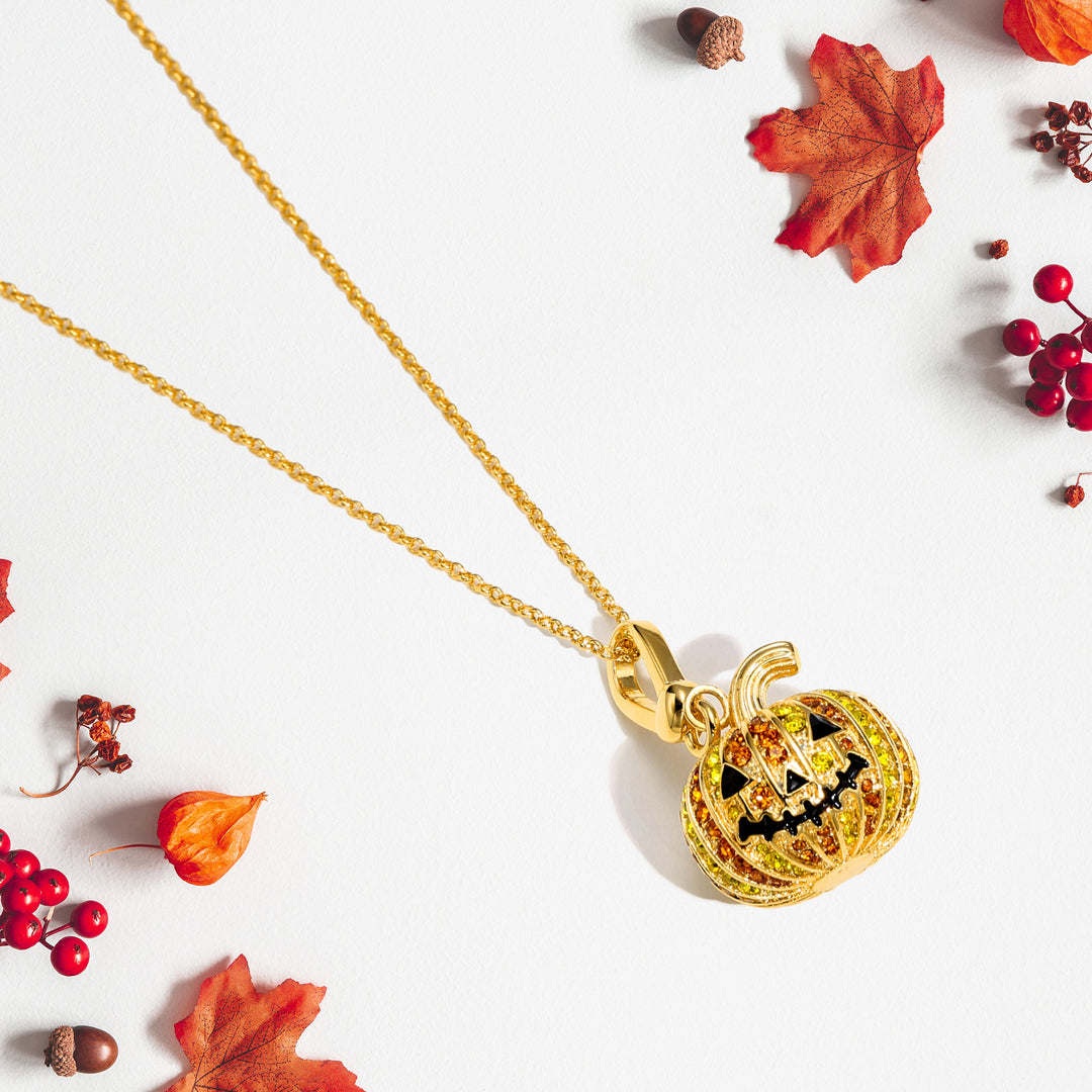 Halloween Pumpkin Necklace