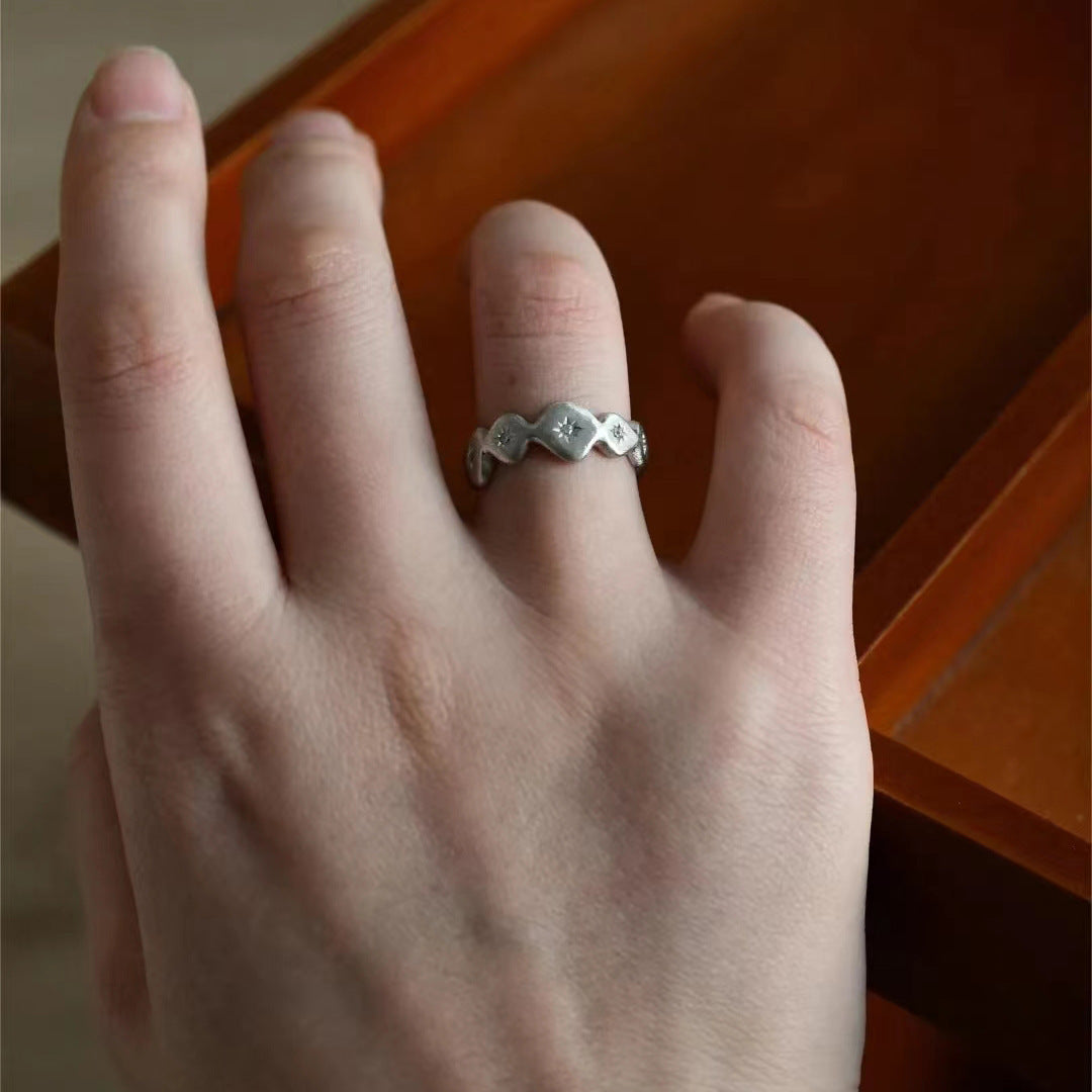 Selenichast Star Ring Silver Ring