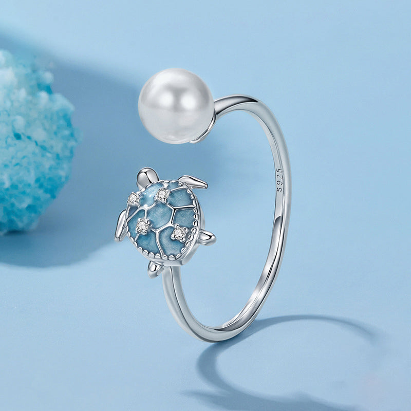 Turtle Ring Ocean Jewelry Selenichast 