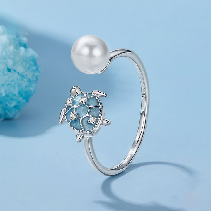 Turtle Ring Ocean Jewelry Selenichast 