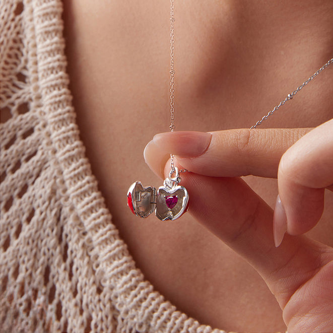 Christmas Apple Locket 