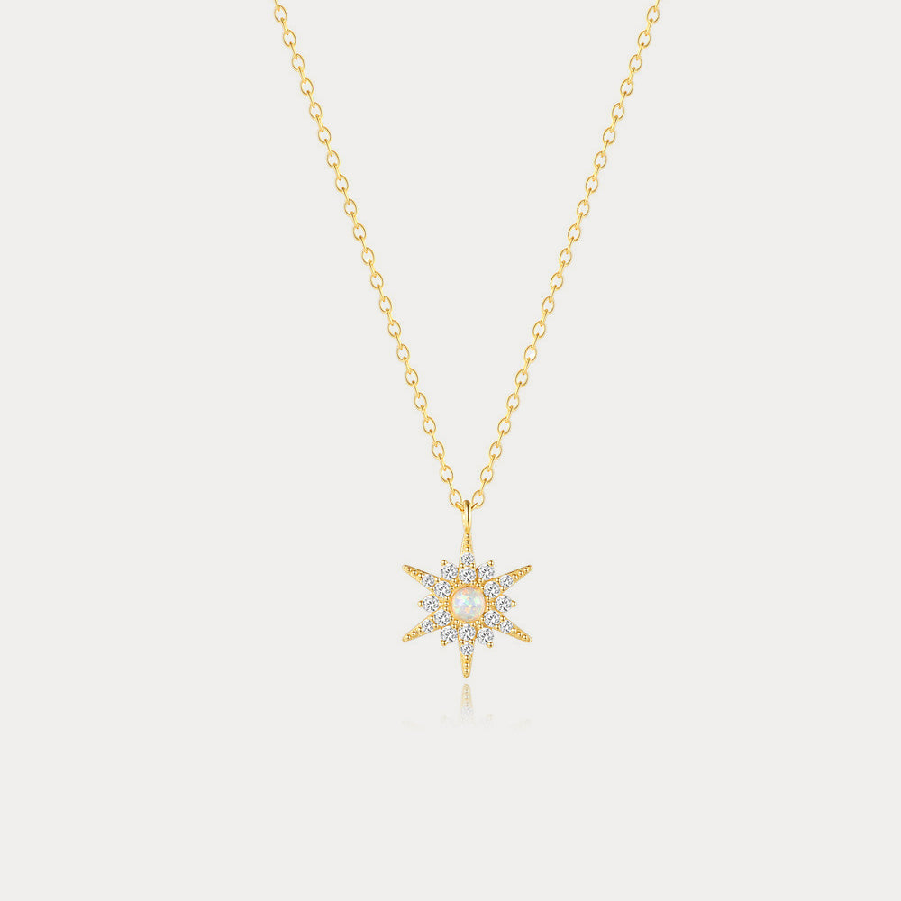 Selenichast Opal Sun Necklace