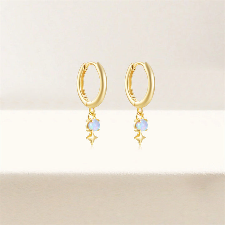 Gold Huggie earrings Selenichast 