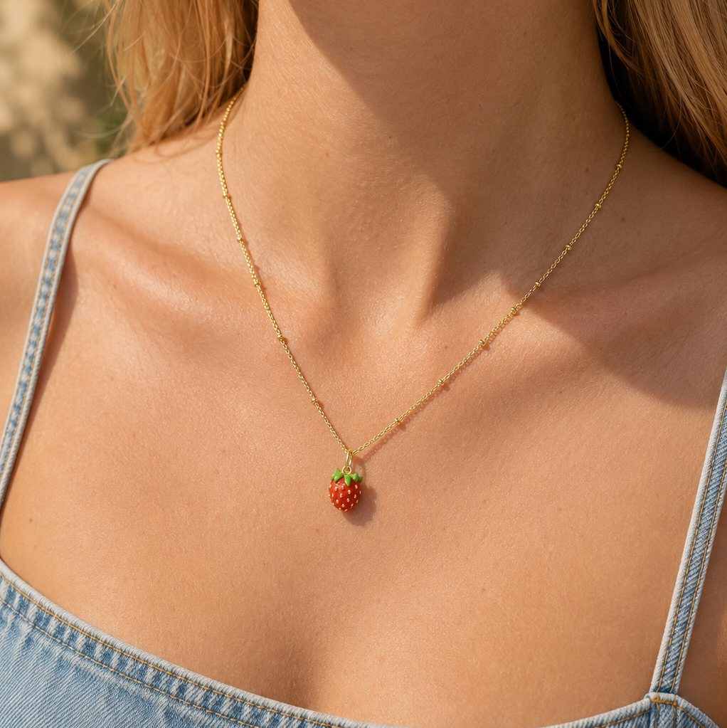 Strawberry Necklace