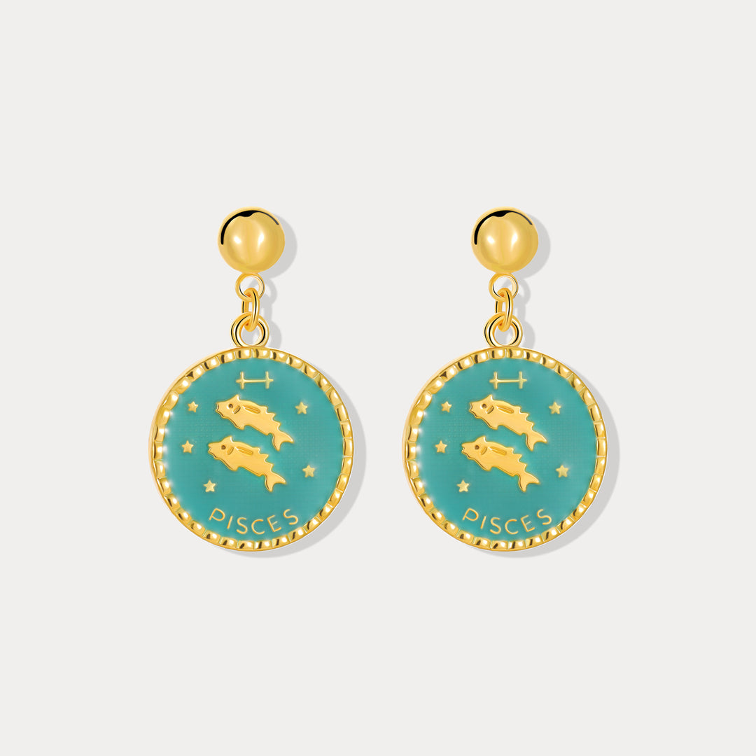 Pisces Constellation Earrings