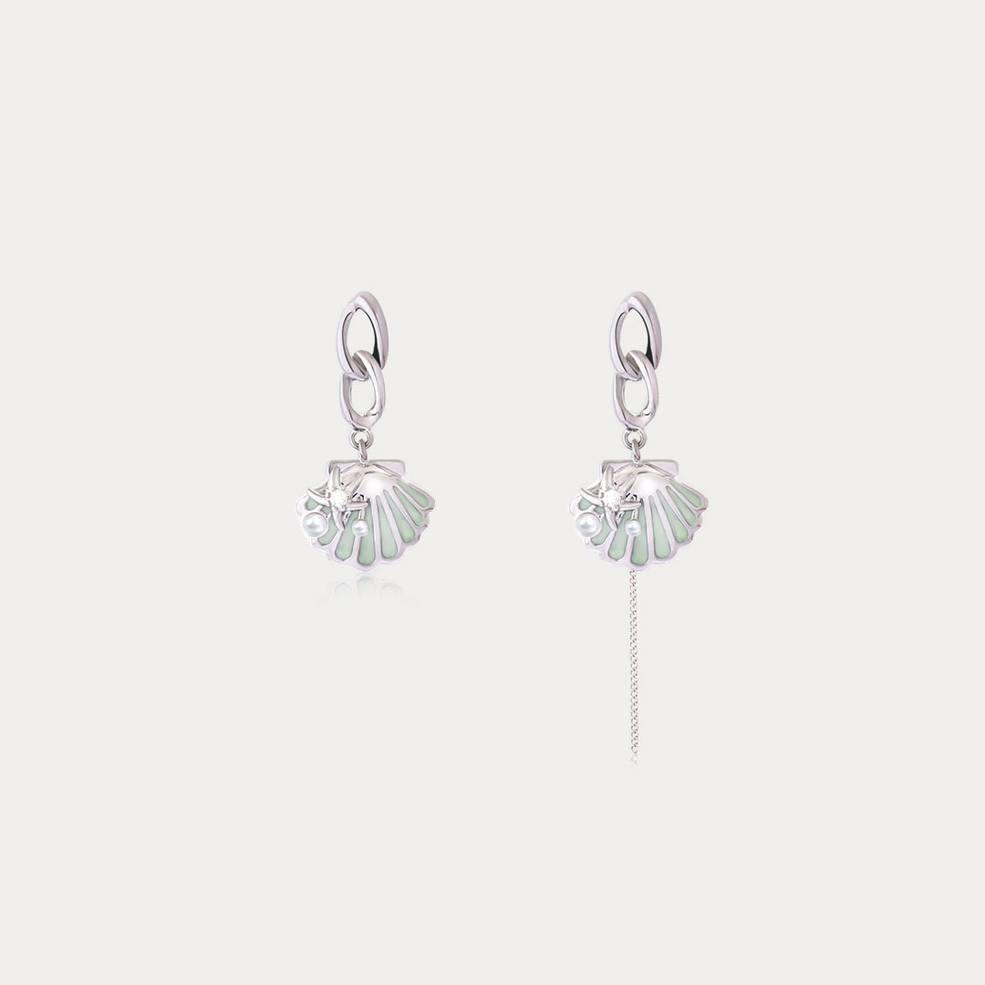 Selenichast Shell Drop Earrings