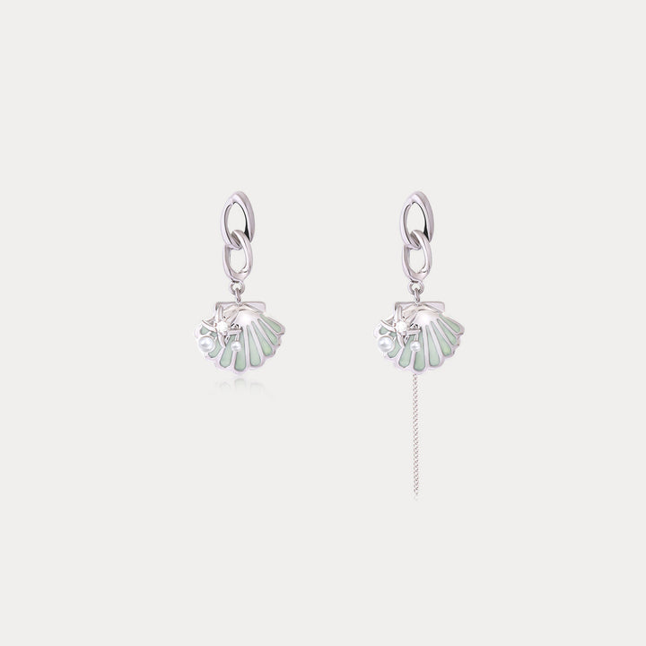 Selenichast Shell Drop Earrings