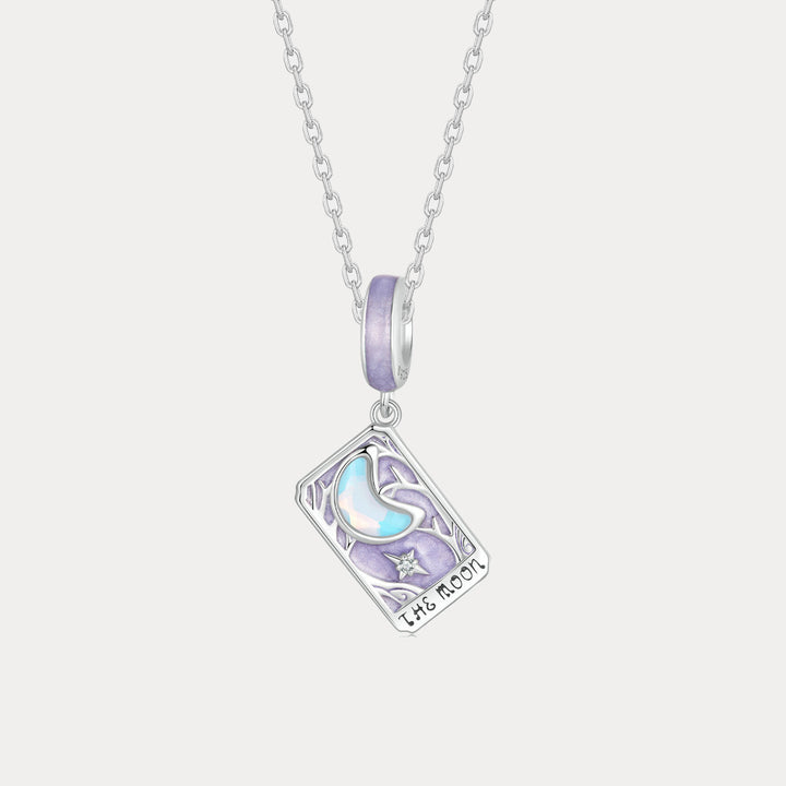 Silver Tarot Card Necklace