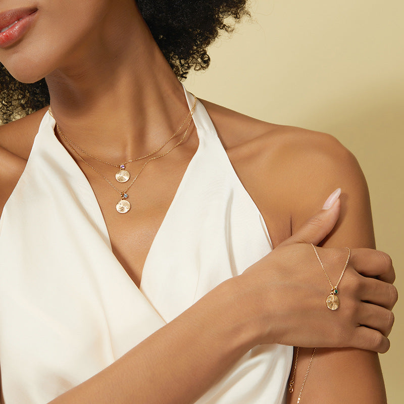 Zodiac Birthstone Necklace