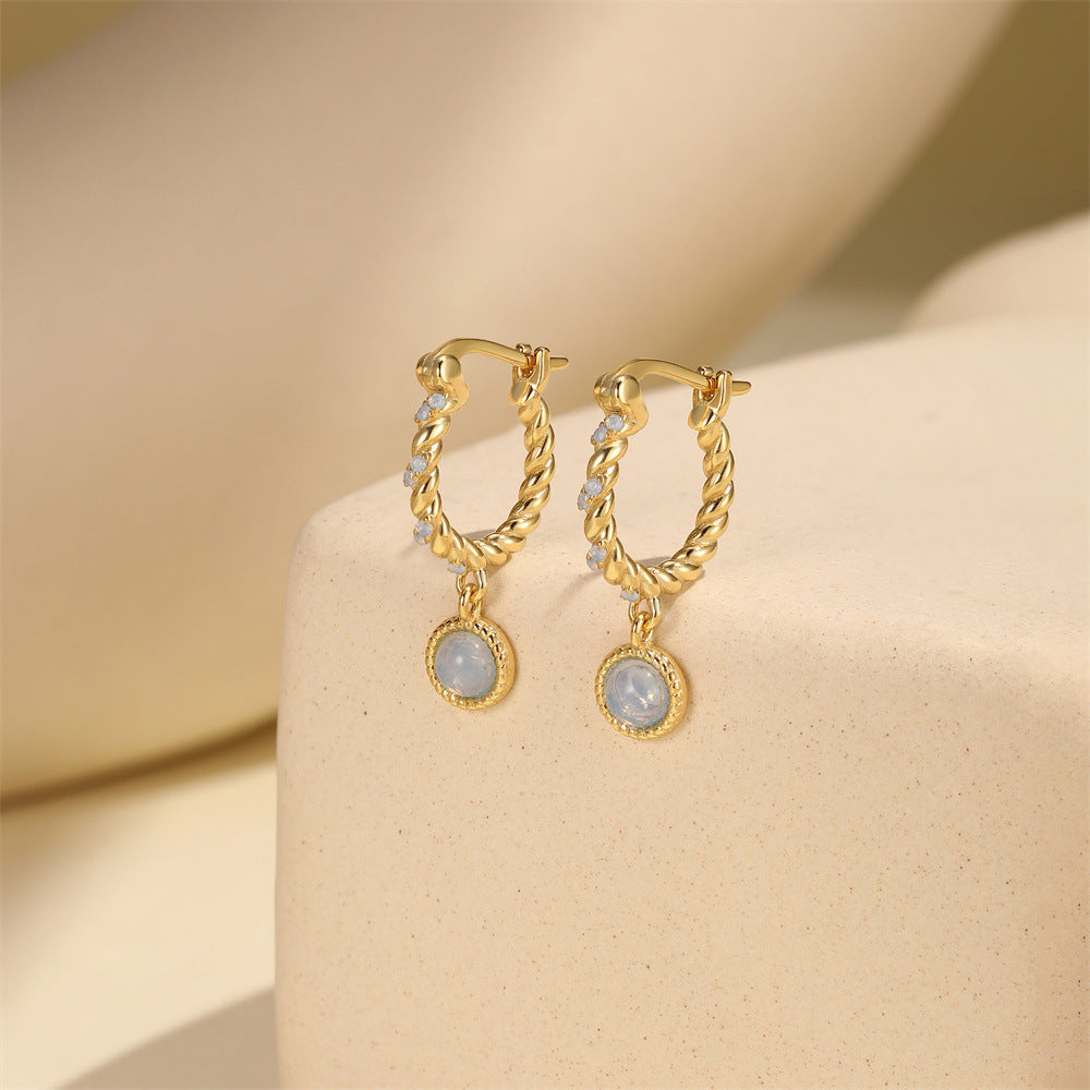 Selenichast Opal Earrings