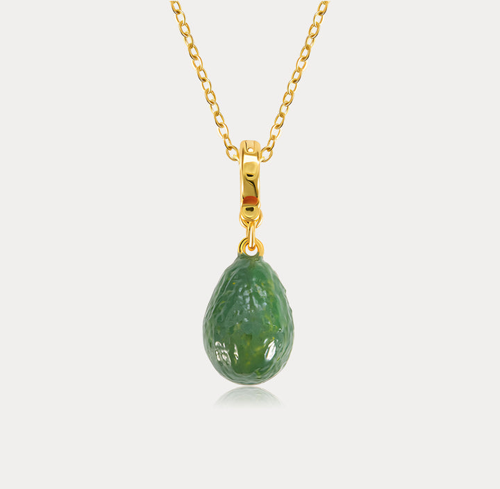 Selenichast Avocado Pendant Necklace Nature Inspired Jewelry