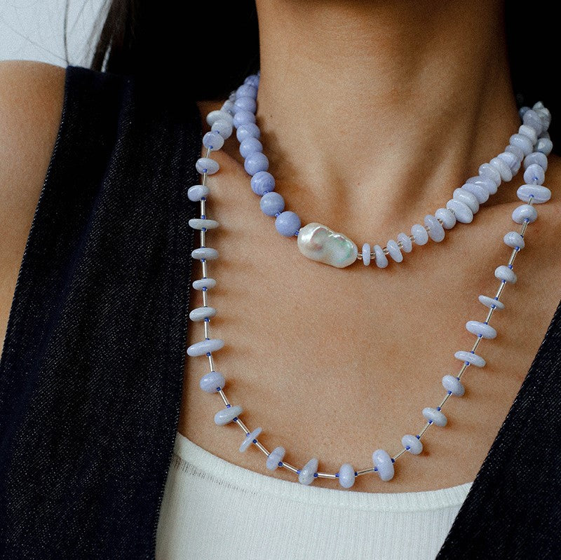 Baroque Pearl Beaded Necklace