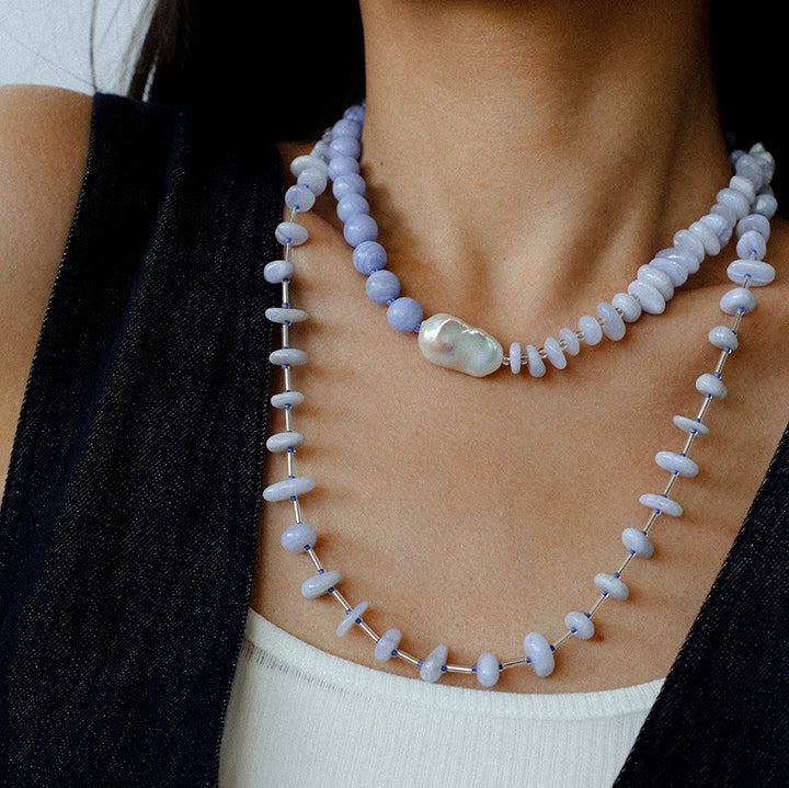 Baroque Pearl Beaded Necklace