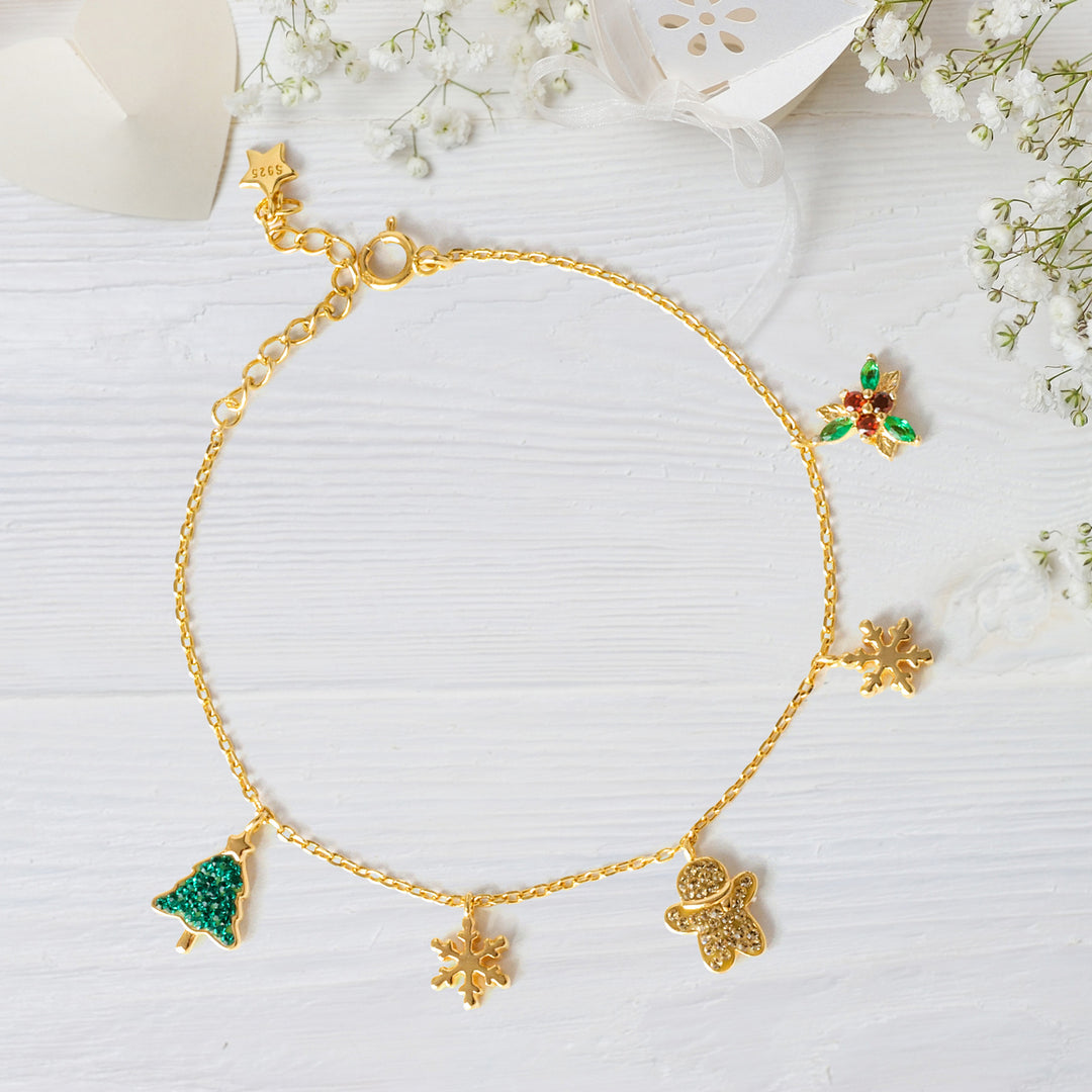 Selenichast Christmas Charm Bracelet