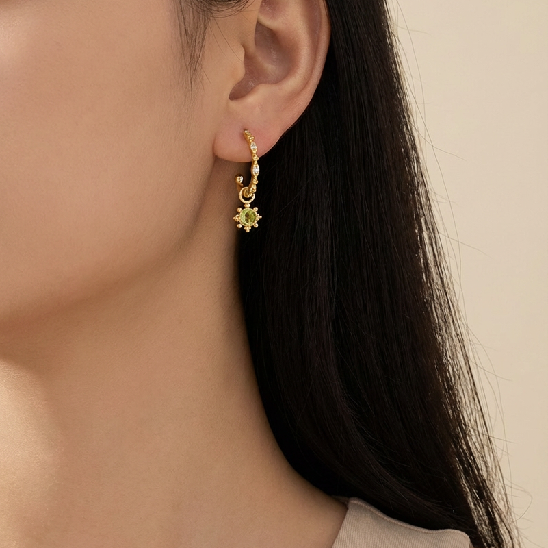 Vintage Peridot Earrings