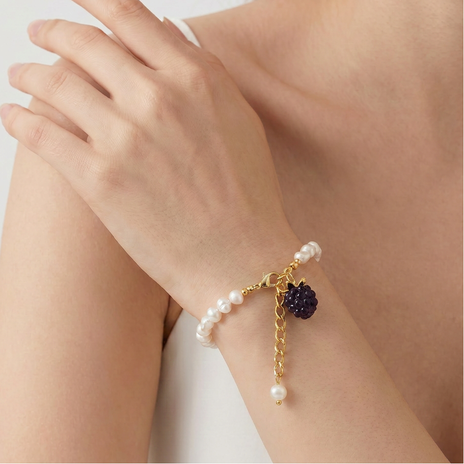 Selenichast Blackberry Pearl Bracelet