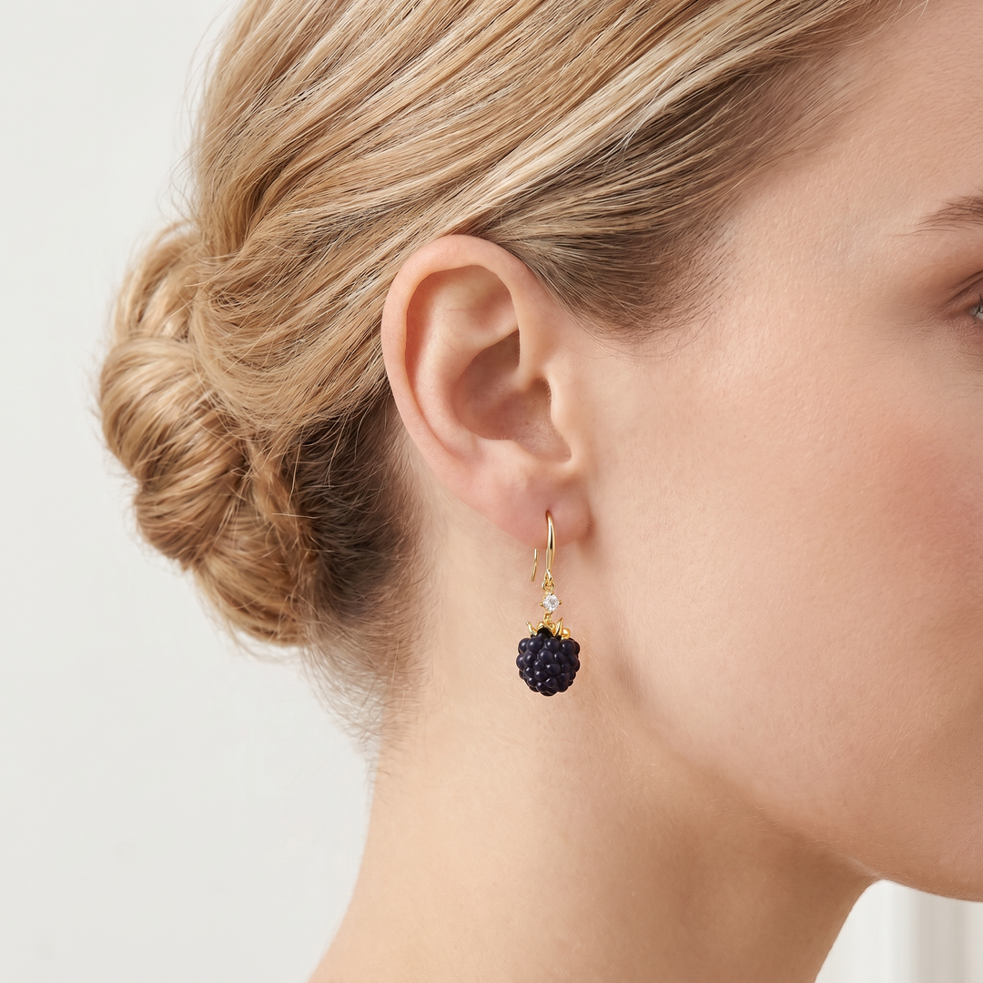 Selenichast Blackberry Earrings