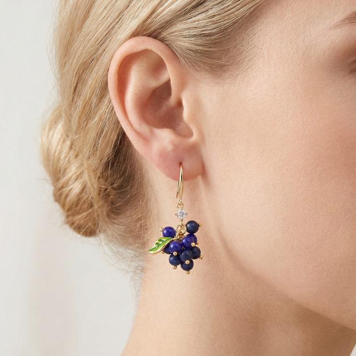Blueberry Earrings Selenichast 