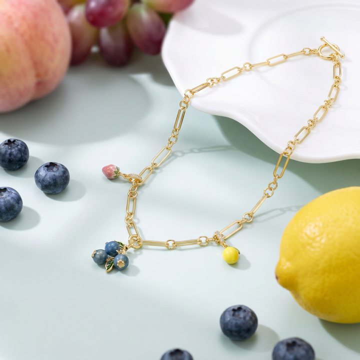 Fruit Charm Necklace