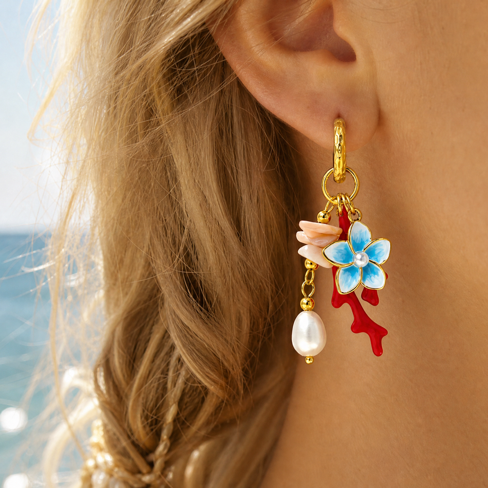 Selenichast Ocean Earrings Summer Jewelry