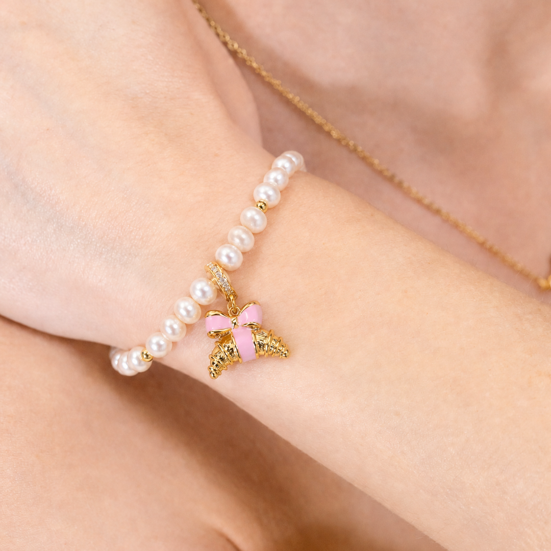 Croissant Pearl Bracelet