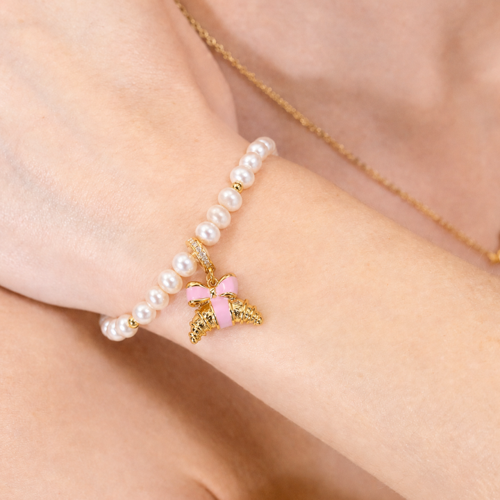 Croissant Pearl Bracelet