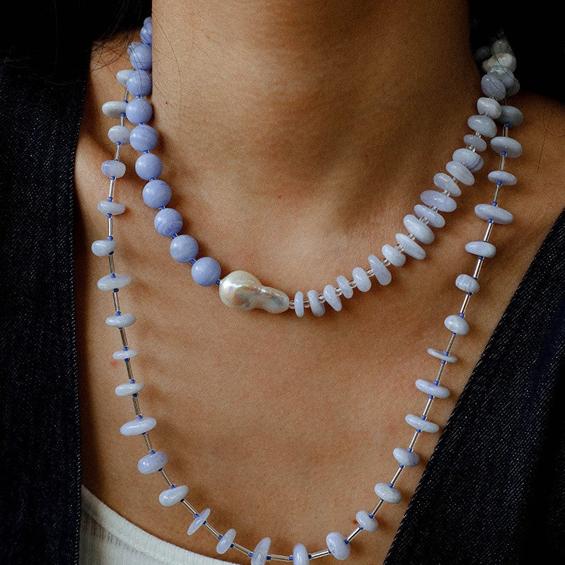 Baroque Pearl Beaded Necklace