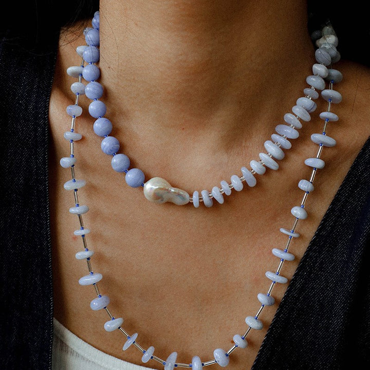Baroque Pearl Beaded Necklace